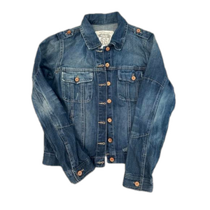 Route 66 Denim Jacket Women's Size Small Blue